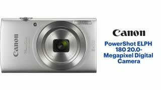 Canon PowerShot ELPH 180 20MP Digital Camera – Silver (Brand New)