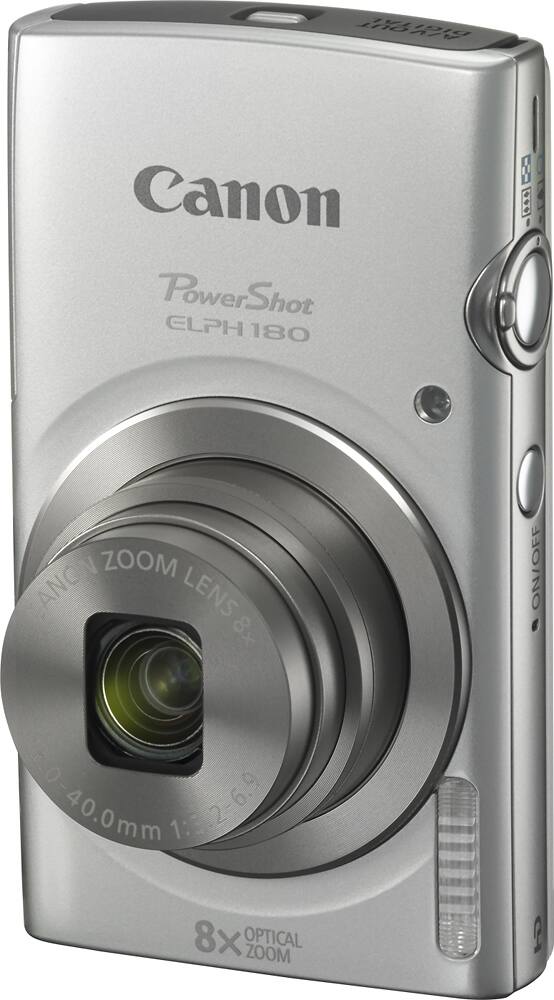 Canon PowerShot ELPH 180 20MP Digital Camera – Silver (Brand New)