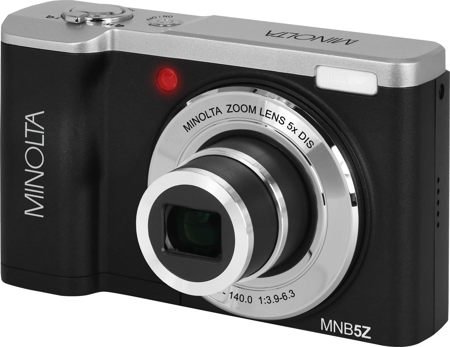 Minolta MNB5Z 56MP 5K Digital Camera with 5x Optical Zoom – Black (Brand New)