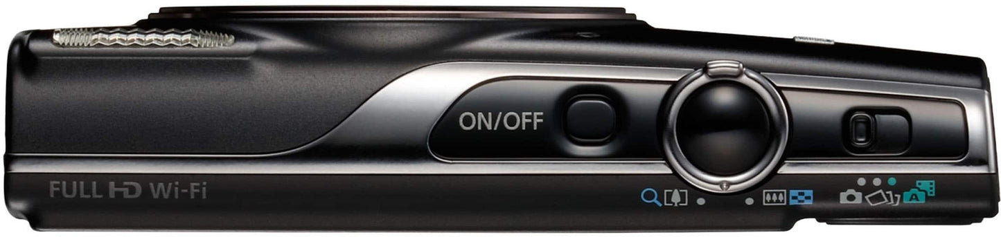 Canon PowerShot ELPH 360 HS 20.2MP 12x Optical Zoom Slim Compact Camera – Black (Brand New)