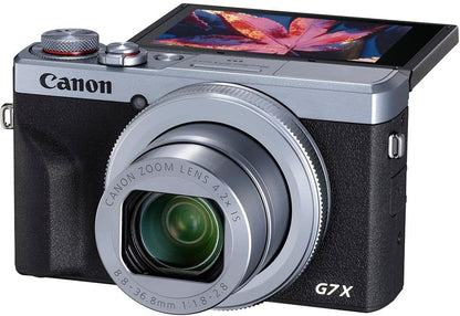 Canon PowerShot G7 X Mark III 20.1MP Compact Digital Camera – Silver (Brand New)