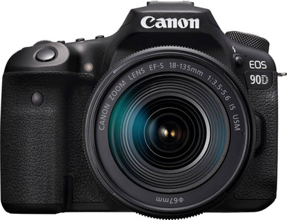 Canon EOS 90D DSLR Camera with EF-S 18-135mm Lens – Black (Brand New)