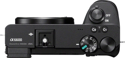 Sony Alpha 6600 APS-C Mirrorless 4K Video Camera (Body Only) – Black (Brand New)