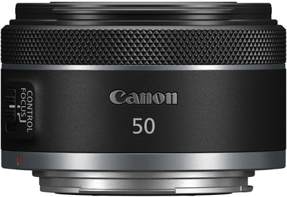 Canon RF 50mm F1.8 STM Standard Prime Lens for EOS R-Series – Black (Brand New)