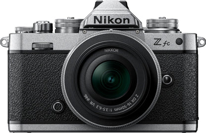 Nikon Z fc 20.9MP APS-C Mirrorless Camera with NIKKOR Z DX 16-50mm f/3.5-6.3 VR Lens – Black/Silver (Brand New)