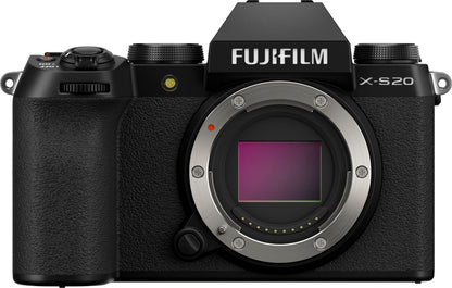 Fujifilm X-S20 Mirrorless Camera (Body Only) – Black (Brand New)