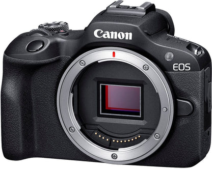 Canon EOS R100 4K Mirrorless Camera (Body Only) – Black (Brand New)