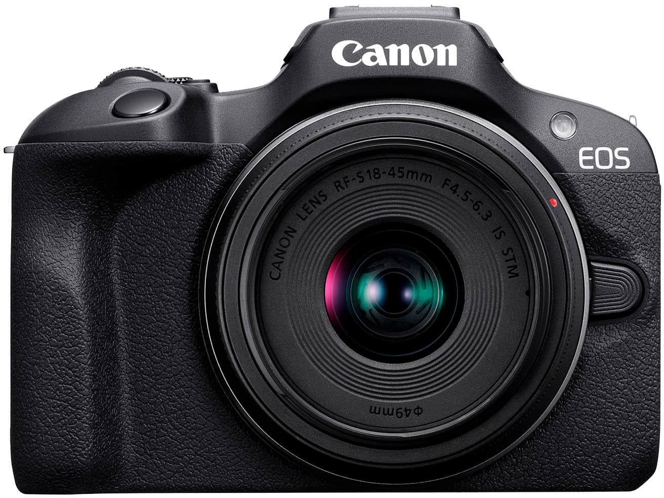 Canon EOS R100 4K Mirrorless Camera Double Zoom Lens Kit with RF-S 18-45mm & RF 75-300mm Lenses – Black (Brand New)