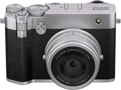 Fujifilm GFX100RF 102MP Medium Format Mirrorless Camera (Body Only) – Silver (Brand New)