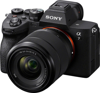 Sony Alpha 7 IV 33MP Full-Frame Mirrorless Camera with 28-70mm Lens – Black (Brand New)