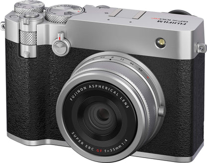 Fujifilm GFX100RF 102MP Medium Format Mirrorless Camera (Body Only) – Silver (Brand New)