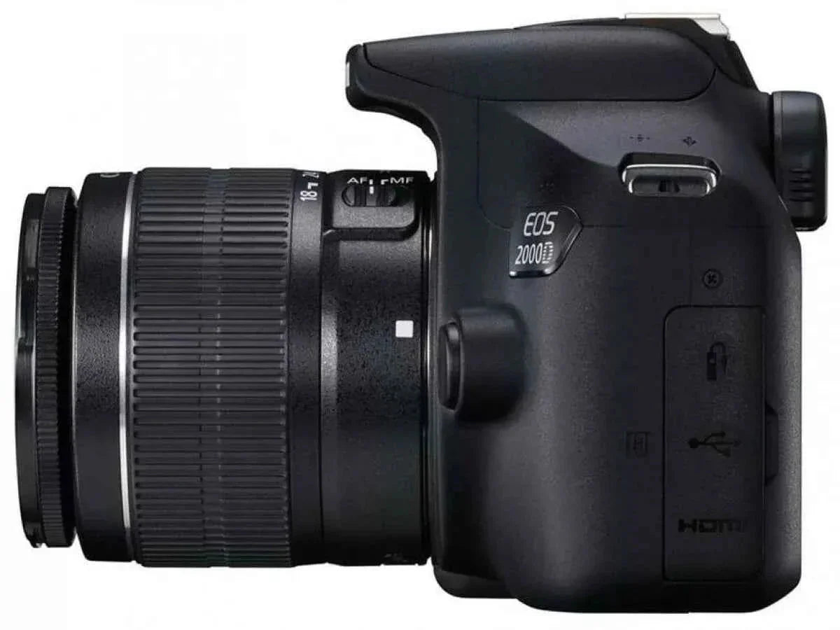 Canon EOS 2000D / Rebel T7 24.1MP DSLR Camera + 18 - 55mm Lens Kit - lucycamera