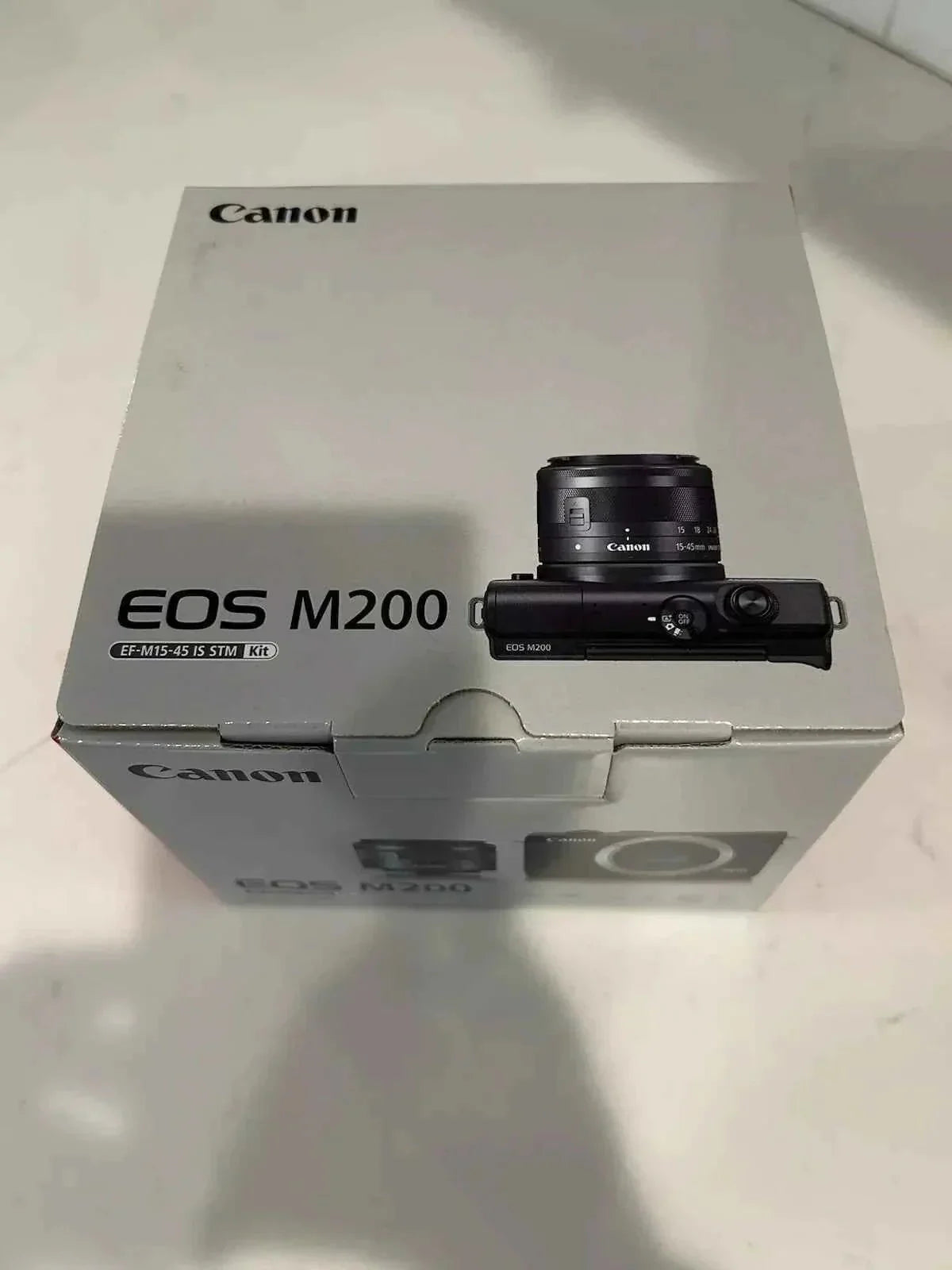 Canon EOS M200 24.1MP Mirrorless Camera with 15 - 45mm Lens - Black - lucycamera