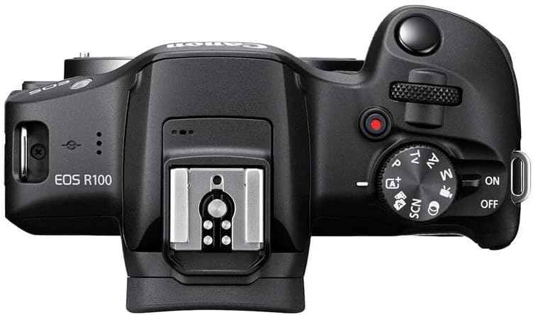 Canon EOS R100 24.1MP APS - C Mirrorless Camera + RF - S 18 - 45mm Lens Kit - lucycamera