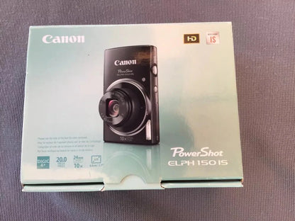 Canon PowerShot ELPH 150 IS 20MP Compact Camera - Red - lucycamera
