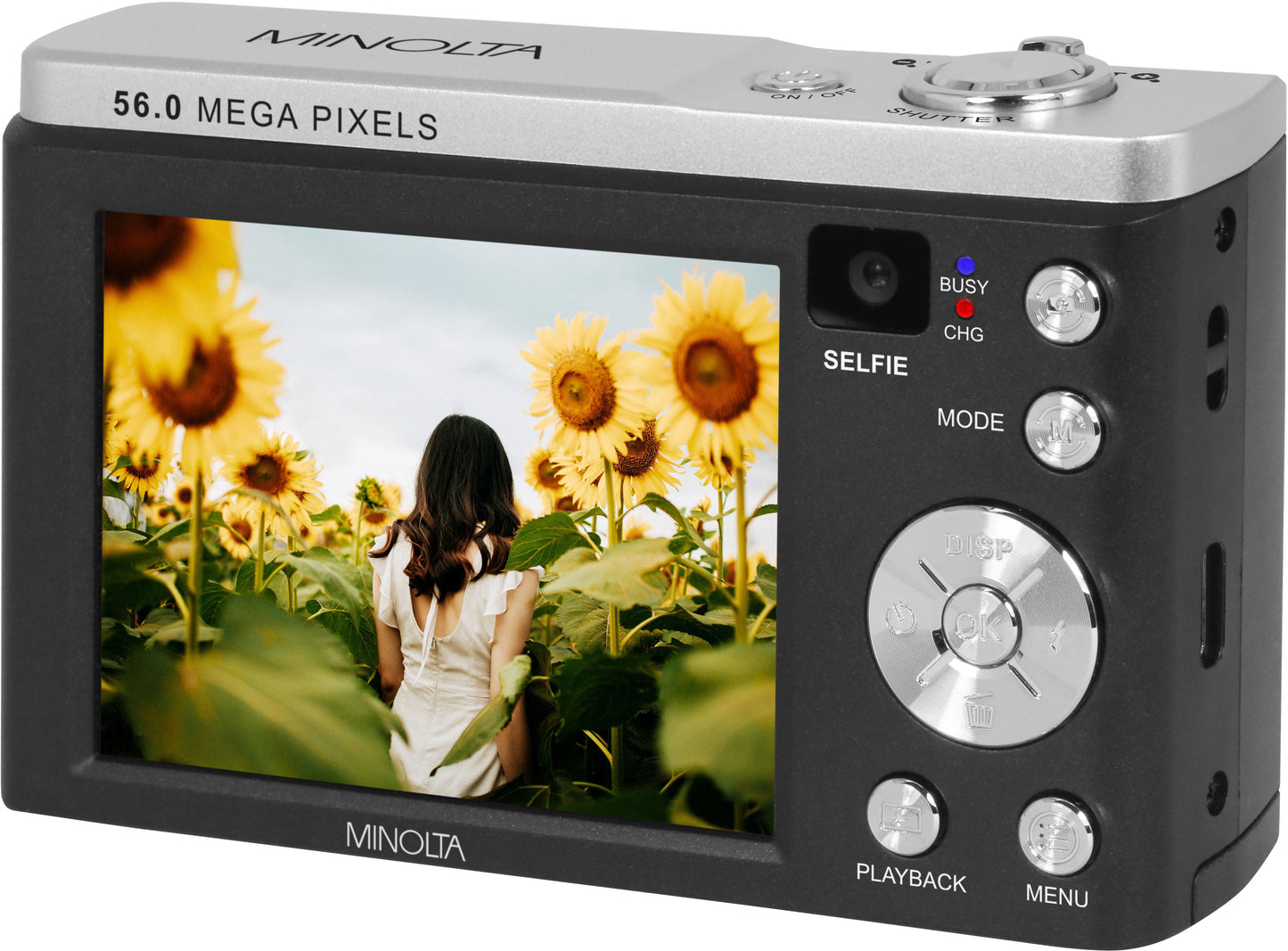 Minolta MNB5Z 56MP 5K Digital Camera with 5x Optical Zoom – Black (Brand New)