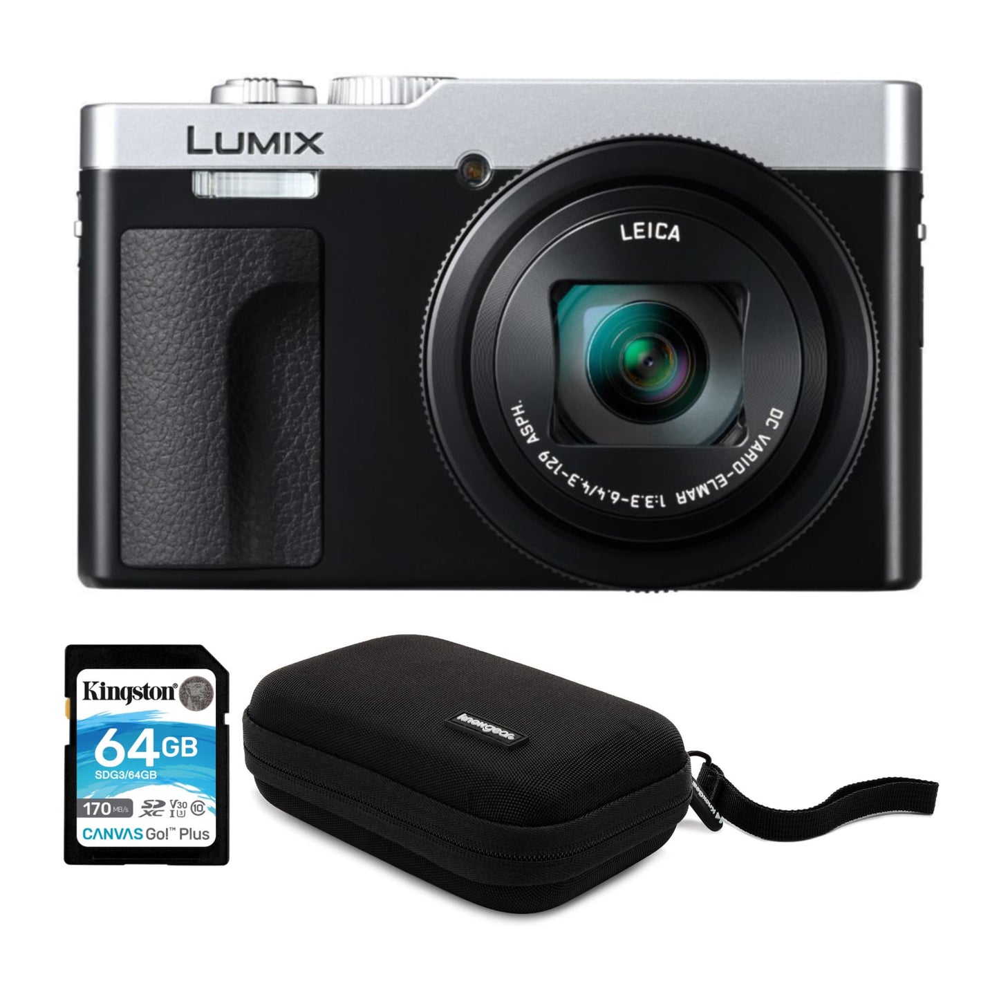 Panasonic LUMIX ZS99 30x Zoom Point & Shoot Digital Camera – Silver (Brand New)