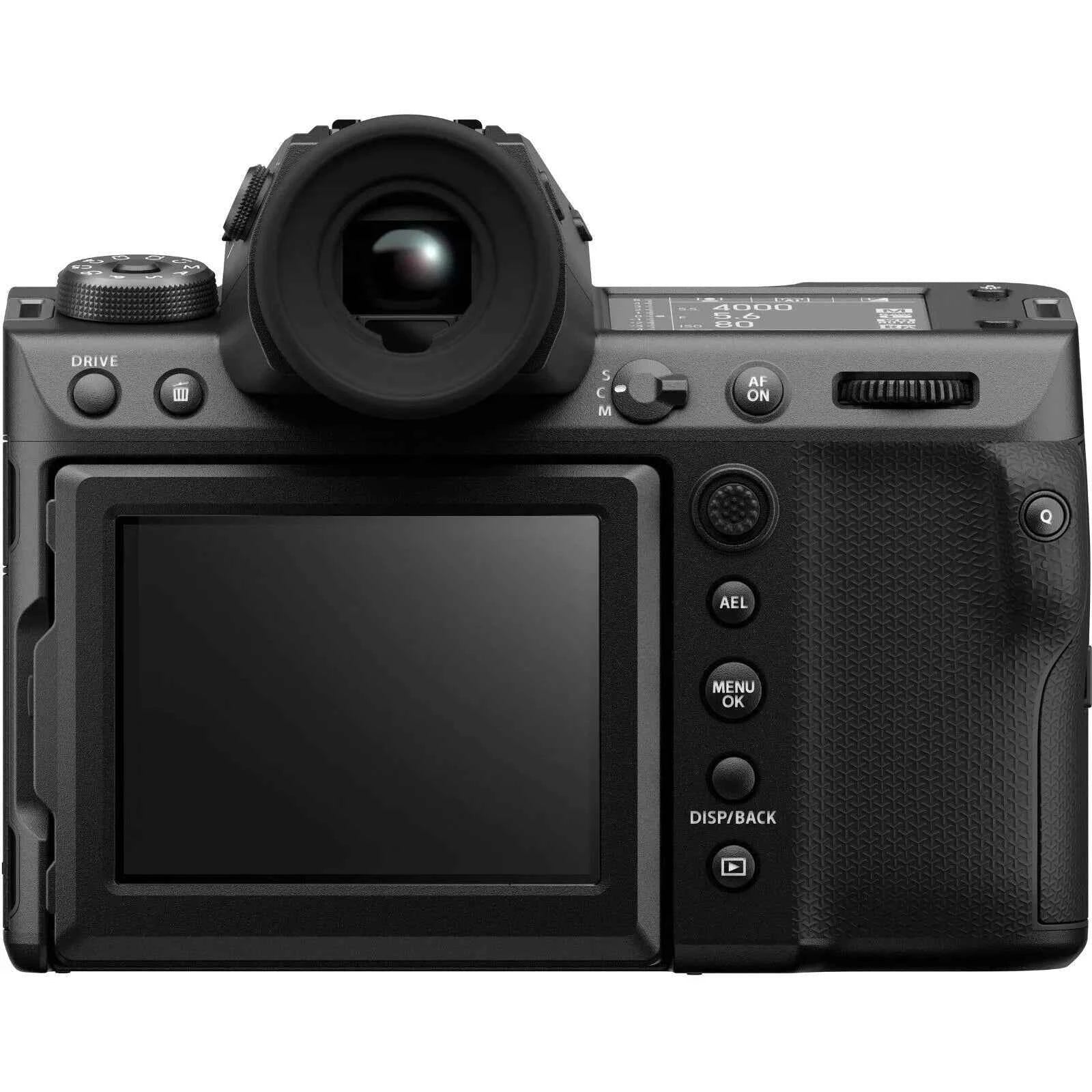 Fujifilm GFX 100 II 102MP Medium Format Mirrorless Camera Body - Black - lucycamera