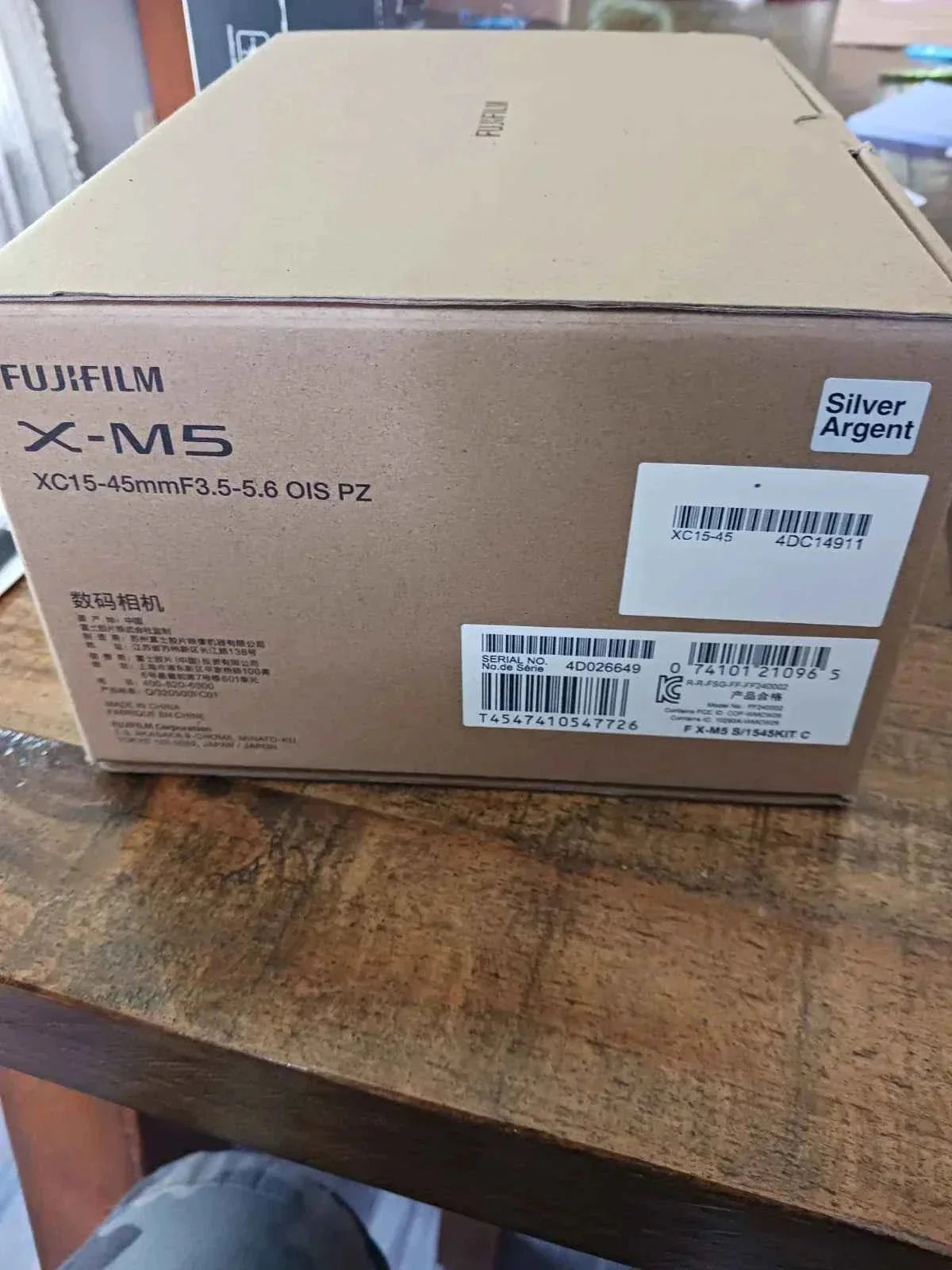Fujifilm X - M5 26.1MP APS - C Mirrorless Camera with 15 - 45mm Lens - Silver - lucycamera