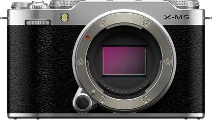 Fujifilm X-M5 26.1MP Mirrorless Camera Body Only - Silver - Lucycamera