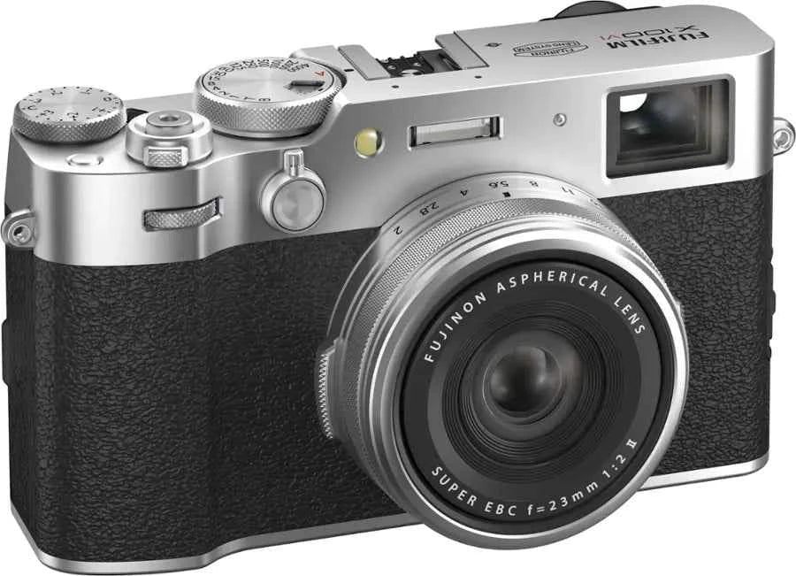 Fujifilm X - Series X100VI - 40.2MP Digital Camera - Silver - lucycamera