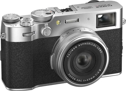 Fujifilm X - Series X100VI - 40.2MP Digital Camera - Silver - lucycamera