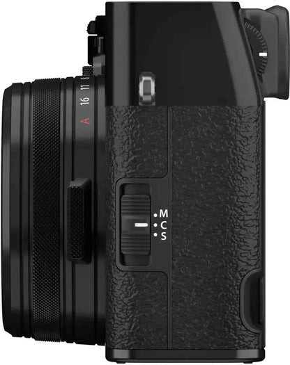 Fujifilm X100VI 40.2MP Compact Camera with 23mm f/2 Lens - Black - lucycamera