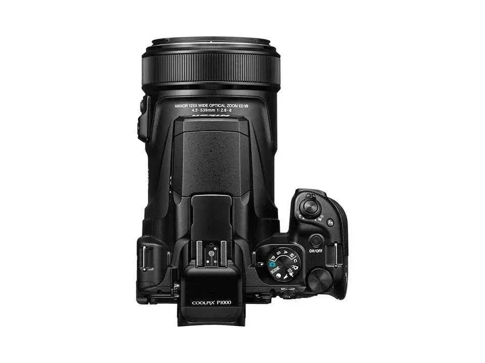 Nikon COOLPIX P1000 16MP Bridge Camera - Black (125x Zoom, 24 - 3000mm) - lucycamera