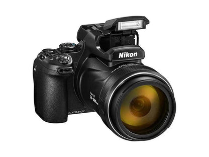 Nikon COOLPIX P1000 16MP Bridge Camera - Black (125x Zoom, 24 - 3000mm) - lucycamera