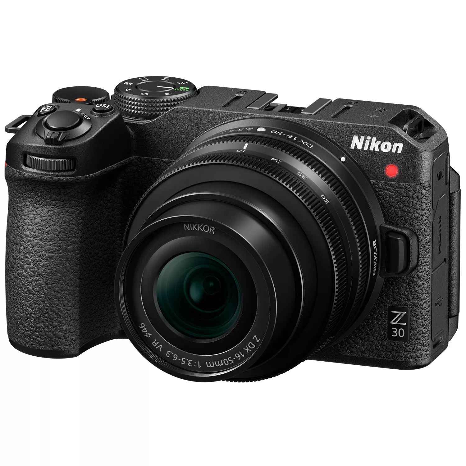 Nikon Z 30 20.9MP Mirrorless Vlog Camera with 16 - 50mm Lens - Black - lucycamera