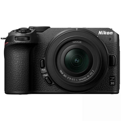Nikon Z 30 20.9MP Mirrorless Vlog Camera with 16 - 50mm Lens - Black - lucycamera
