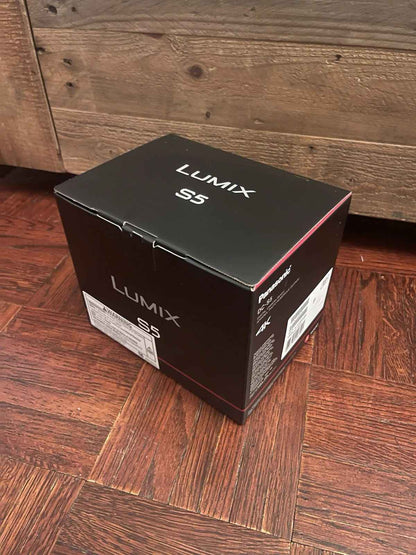 Panasonic LUMIX S5 24.2MP Full - Frame Mirrorless Camera Body Only - Black - lucycamera