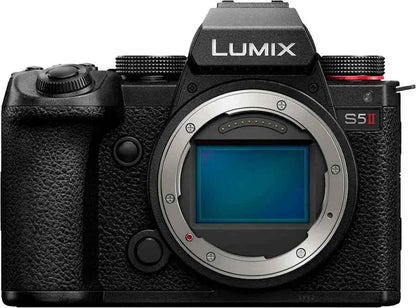 Panasonic LUMIX S5II 24.2MP Full - Frame Mirrorless Camera Body Only - Black - lucycamera
