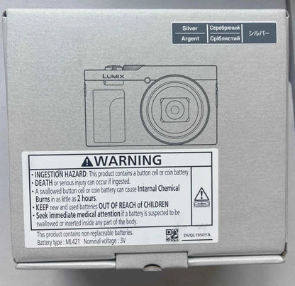 Panasonic Lumix ZS99 20.3MP 30x Zoom Compact Camera - Silver + 128GB - lucycamera
