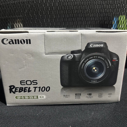 Canon EOS Rebel T100 (EOS 4000D) 18MP APS-C DSLR Camera – Brand New