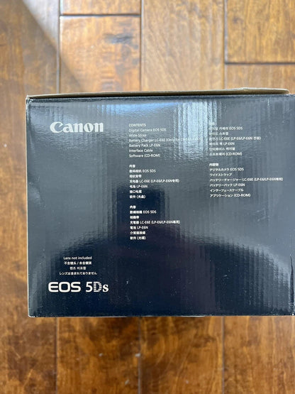 Canon EOS 5DS 50.6MP Full-Frame DSLR Camera (Body Only) – Brand New