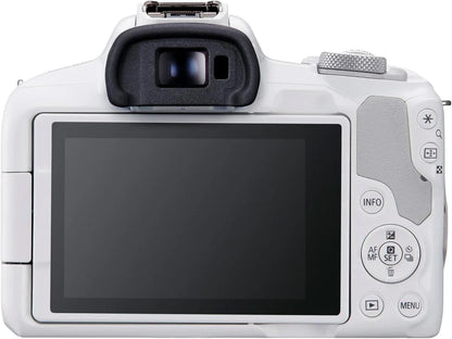 Canon EOS R50 24.2MP APS-C Mirrorless Camera (Body Only) – White (Brand New)