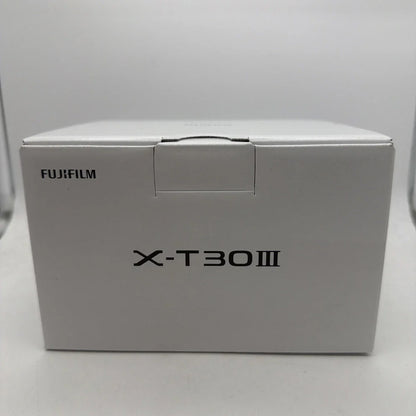Fujifilm X-T30 III 26.1MP APS-C Mirrorless Camera (Body Only) – Charcoal Silver (Brand New)