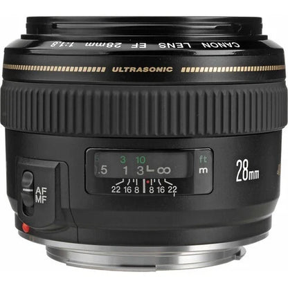 Canon EF 28mm f/1.8 USM Wide-Angle Prime Lens – Brand New