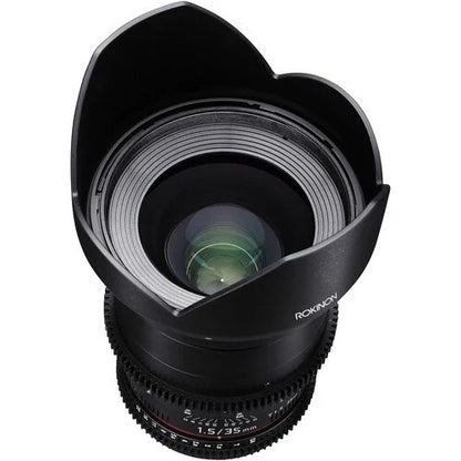 Rokinon 35mm T1.5 Cine DS Manual Focus Prime Lens for Canon EF Mount – Brand New