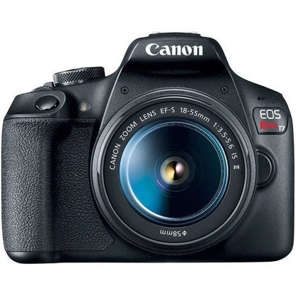 Canon EOS Rebel T7 24.1MP DSLR Camera with EF-S 18-55mm f/3.5-5.6 IS II Lens – Black (Brand New)
