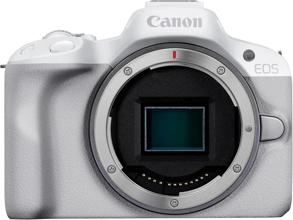 Canon EOS R50 24.2MP APS-C Mirrorless Camera (Body Only) – White (Brand New)