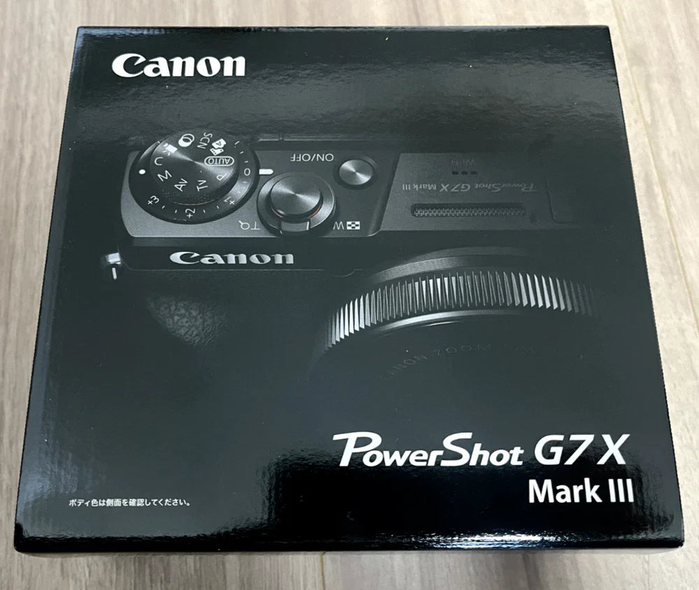 Canon PowerShot G7 X Mark III 20.1MP 1-Inch Sensor Compact Camera – Black (Brand New)