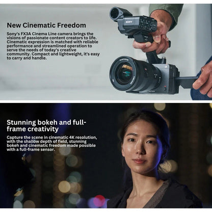 Sony FX3A 12.1MP Full-Frame Cinema Line Camera 4K 120p – Brand New
