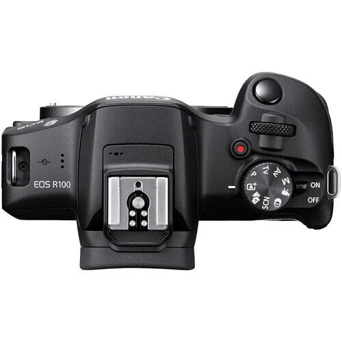 Canon EOS R100 24.1MP APS-C Mirrorless Camera (Body Only) – Black (Brand New)