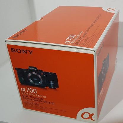 Sony Alpha A700K 12.2MP APS-C DSLR Camera with 18-70mm f/3.5-5.6 Lens Kit – Brand New