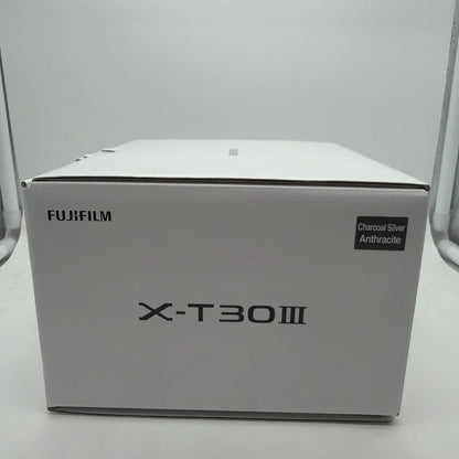 Fujifilm X-T30 III 26.1MP APS-C Mirrorless Camera (Body Only) – Charcoal Silver (Brand New)