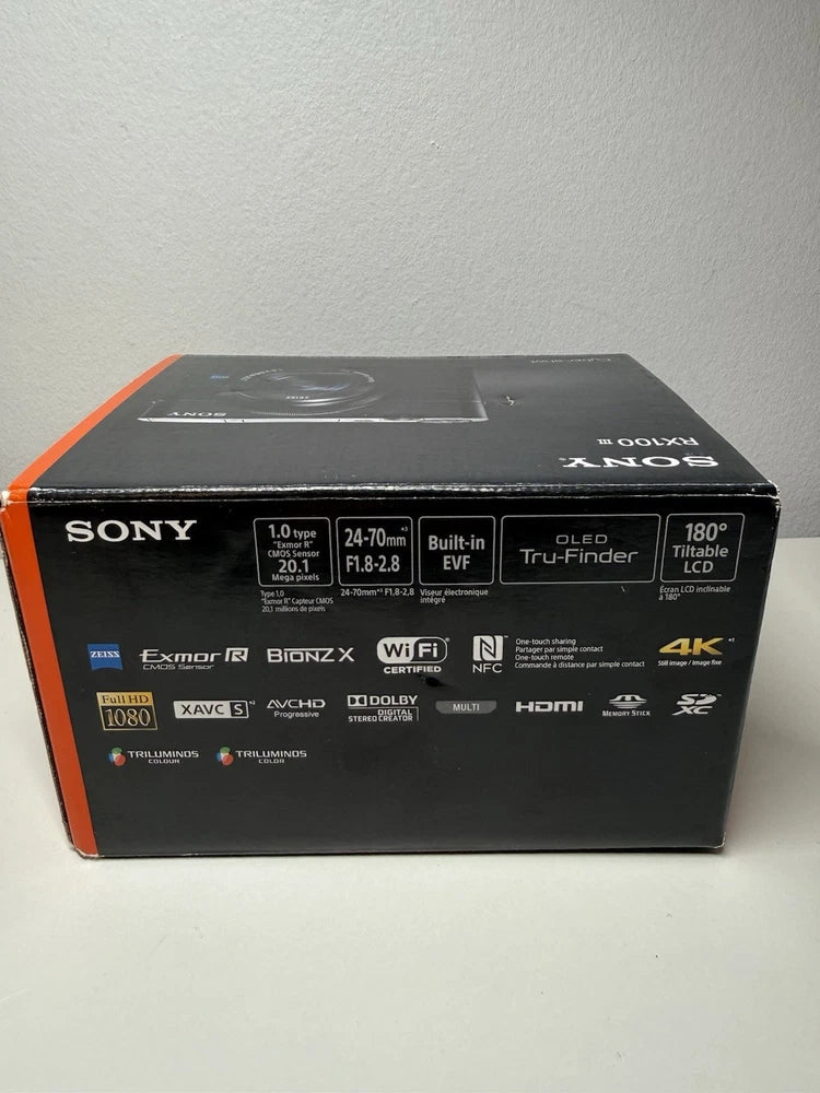 Sony Cyber-shot DSC-RX100 III 20.1MP 1-Inch Sensor Compact Camera – Brand New