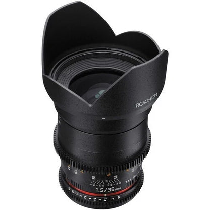 Rokinon 35mm T1.5 Cine DS Manual Focus Prime Lens for Canon EF Mount – Brand New