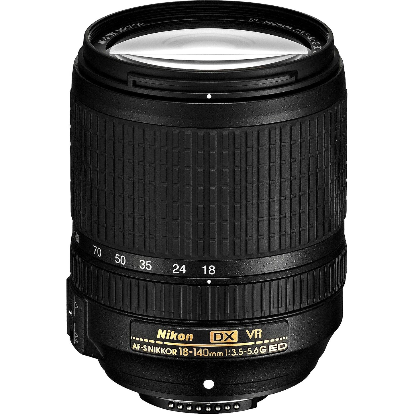 Nikon AF-S DX NIKKOR 18-140mm f/3.5-5.6G ED VR APS-C Zoom Lens – Brand New